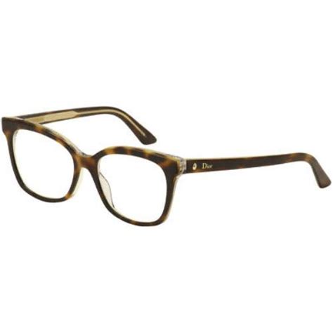 Christian Dior Montaigne 15 G9q Havana Crystal Frames 